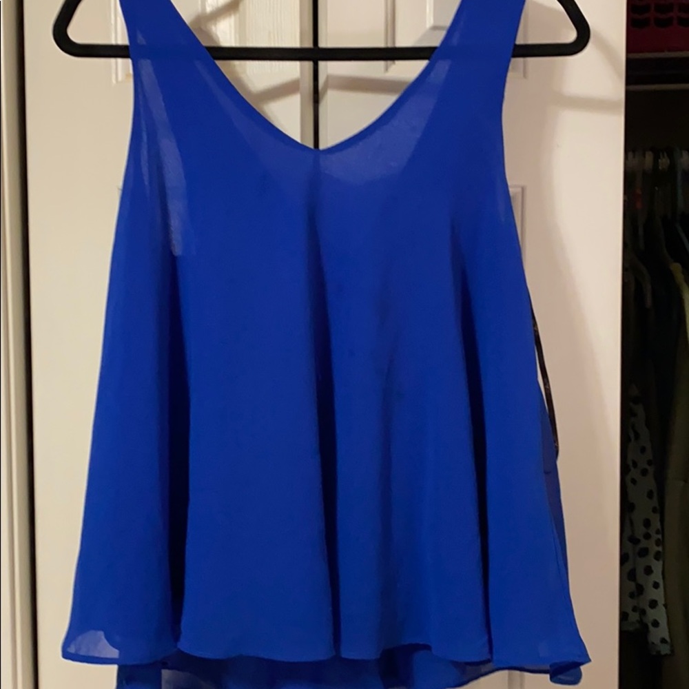 blue blouse